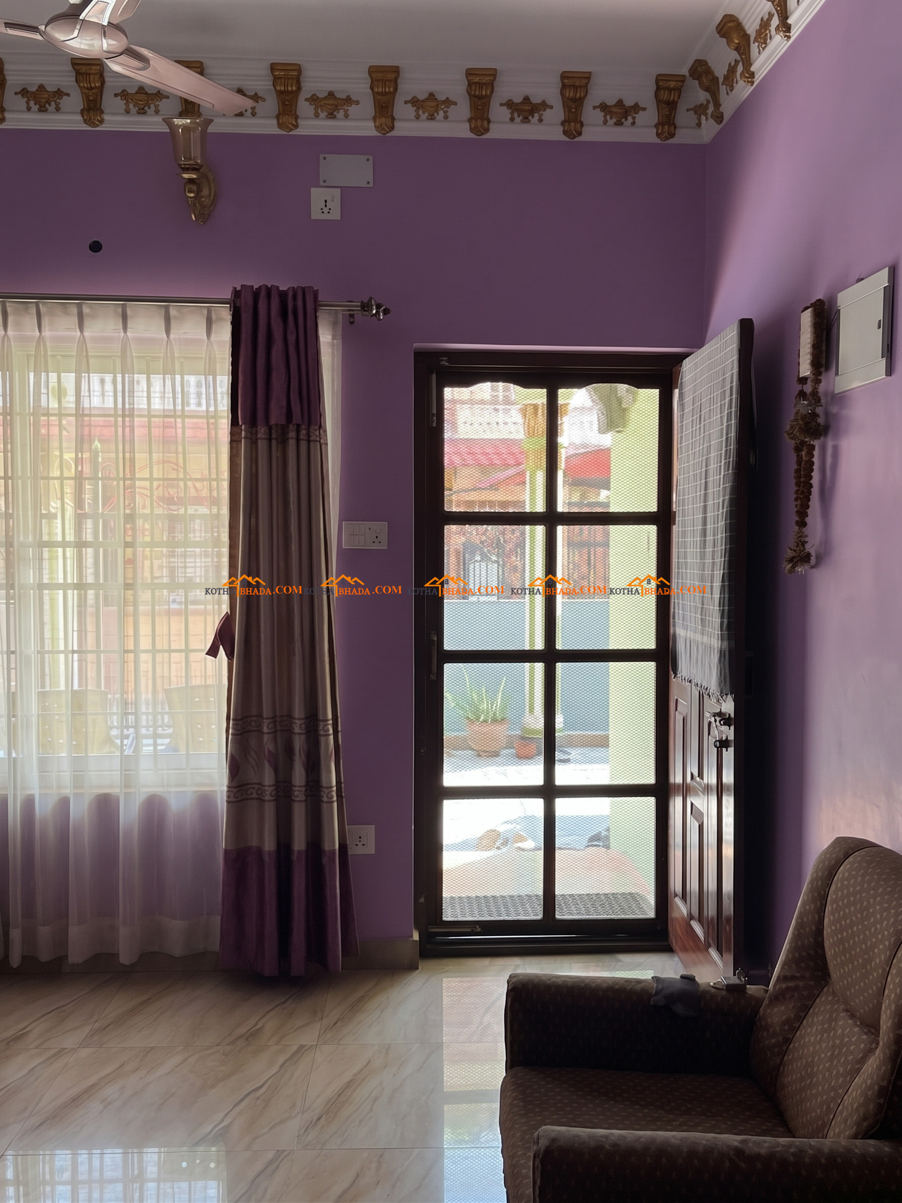 2 BHK flat with Separate Living Room and 2 Washroom+Bathroom